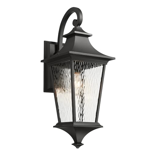 Emliviar 29.3" Exterior Waterproof Wall Sconce Light Fixture, Porch Wall