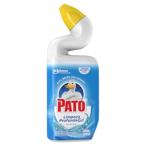 Pato Limpador Sanitário Gel Desinfetante, Marine, Limpeza Profunda, 500ml Pato Limpador Sanitário Gel Desinfetante, Marine, Limpeza Profunda, 500ml