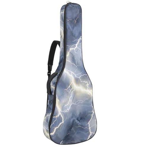 Étui souple guitare acoustique 109 cm léger et imperméable pour éviter la pluie