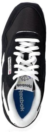 Reebok Men's Classic Nylon Sneaker, Black/White, 8.5 | Image 5