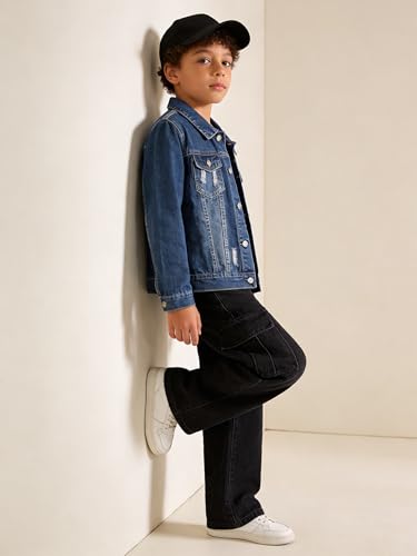 Image of Cromoncent Toddler Denim Jacket for Boys Girls