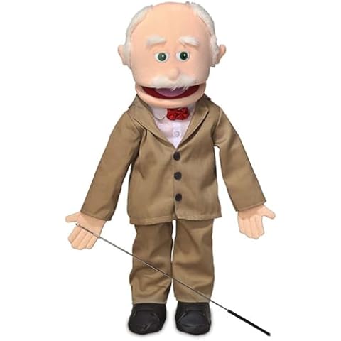Pops, Peach Grandfather Ventriloquist Puppet Cover