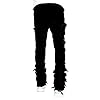Giraropa Mens Black Stacked Jeans Slim Fit Skinny ... #1