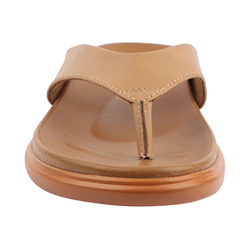Image of Medifeet Women's Leather Thong Slippers