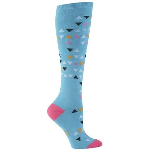 Sock It To Me Confetti Knee High Socks, Blue, One Size Cover