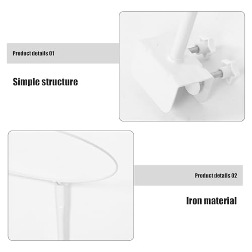 Support de moustiquaire de lit bébé DOITOOL en fer blanc - 4