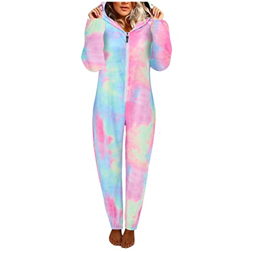 Combinaison pyjama léopard à capuche pour femme une pièce douce d'hiver