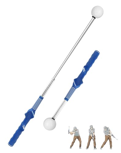 VILEMALEN Golf Swing Trainer - Superior Golf Training Aid, Unmatched Grip Trainer, Ideal for Golf Practice & Training (Right Hand, Blue)