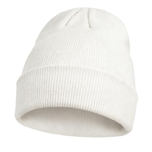 Image of ZOORON Toddler Beanie Boys Girls Beanies Kids Winter Hats Children Knit Cap | Soft Ski Hat, Cozy Core Yarn, Double Layer Warmth, Elastic Zero-Pressure Fit, Warm Kids Hats, School, Daycare, Gifts