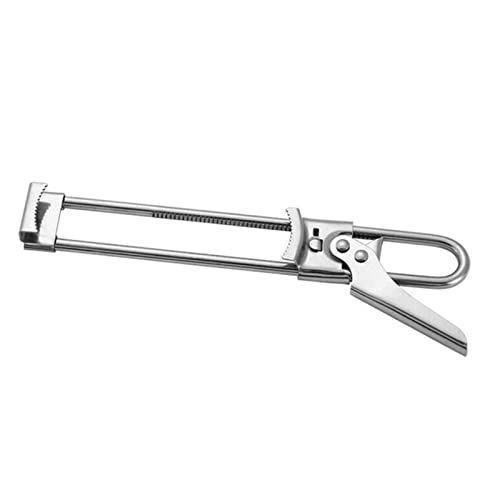 19 x 3,3 cm regolabile palmare apriscatole in acciaio inox coperchio bottiglia facile strumento di rimozione per famiglie