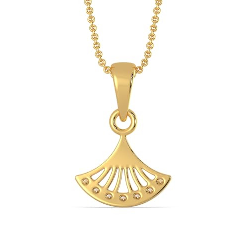 Malabar Gold & Diamonds Yellow Gold Pendant for Women 22k | 22 kt (916) BIS Hallmark Gold Pendant for Women & Girls | 22 Karat Gold Jewellery for Birthday, Wedding, Anniversary... - Image 6
