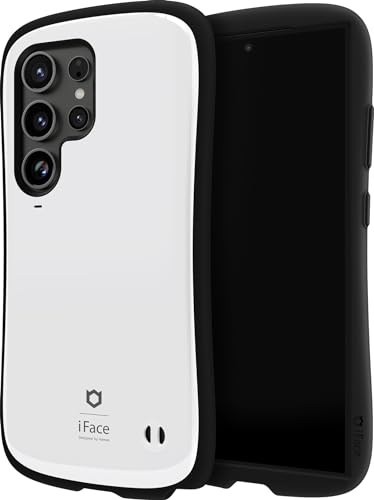 Funda iFace Galaxy S24 Ultra First Class blanca con agarre curvo anticaídas anticaídas
