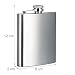 Relaxdays Petaca de 200 ml, Cantimplora, Acero Inoxidable, 12 x 9 x...