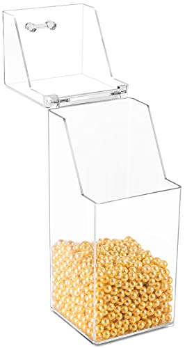 Image of Sooyee Makeup Brush Holder,Makeup Brush Organizer with 8mm Gold Pearls,Dustproof Makeup Brush holder with Lid
