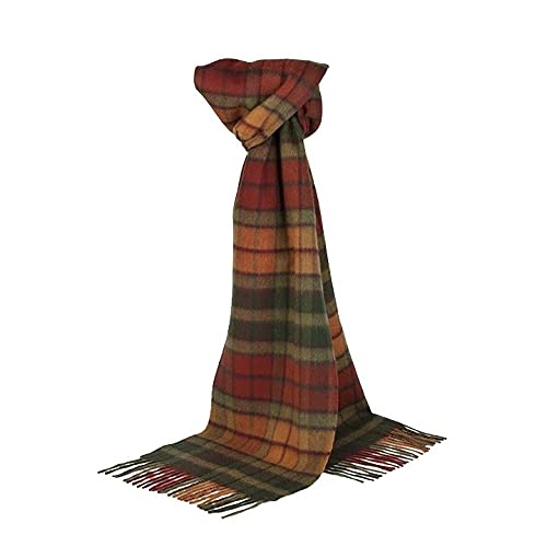 Patrick King Woollen CompanyPatrick King Woollen Co. Lambswool Scarf Fringed Plaid Oversized Shawl 12" x 55" Durable Sustainable Authentic Tartan Gift