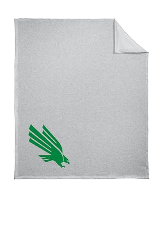 Sport Your Gear North Texas Mean Green Prime Logo Comfortable Stadium Fleece Throw Blanket 50x60