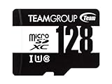 Team 128 GB microSDHC UHS-I/U1 Class 10 Speicherkarte mit Adapter...