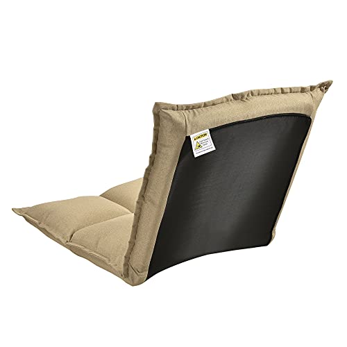 Bodenstuhl en.casa verstellbare Klappliege aus Polyester
