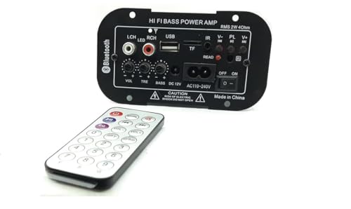 Generic Bluetooth 2.1 Hi-Fi Bass Power Mini Stereo Audio Digital Amplifier - USB/TF/Remote, 220V