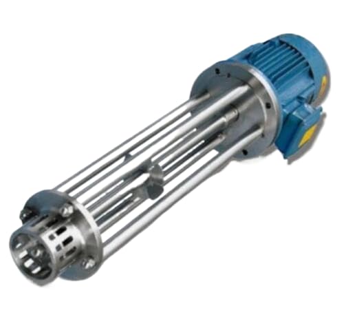 ZkSangSure Industrial High Shear Mixer for Cosmetics, Pharmaceuticals Beverages Coatings & Adhesives BRH2 4KW with Homogenizing Head and Mobile Hoisting