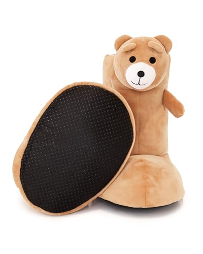 Snuggaboots Plush Teddy Bear Boots - Incredidbly Soft and Comfortable Premium Plushie Slippers2