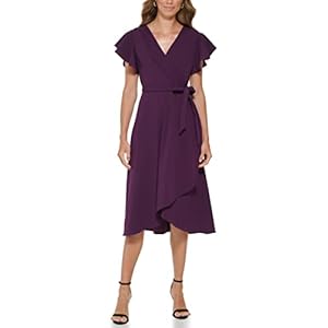 DKNY Women’s Faux Wrap Dress