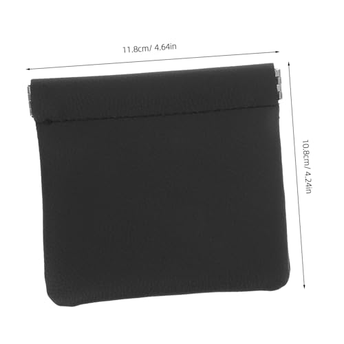 2pcs Portable Jewelry Storage Bag Squeeze Top Self Closing Coin Purse for Earrings Necklaces Trinkets Elegant PU Travel Pouch2