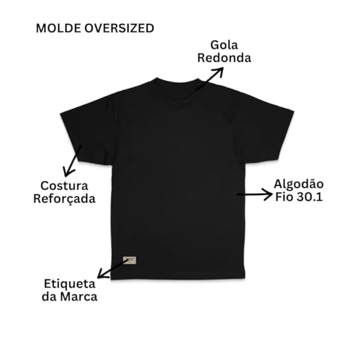 Camiseta Branca Oversized Rick Desenho Dedo DNV