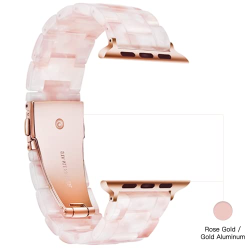 Image of Light House Apple Watch Bands-Fashion Lightweight Resin iWatch Bands for Women Men 38mm /40mm /41mm /42mm(Series 11 10), 49mm /46mm /45mm /44mm /42mm(S 3 2 1), Compatible with Apple Watch Series 11 SE 10 9 8 7 6 5 4 3 Ultra