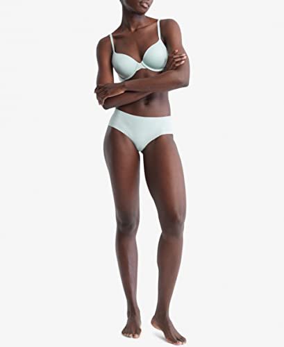 Calvin Klein Women's Invisibles Hipster Panty, Aqua Blue #TOP3