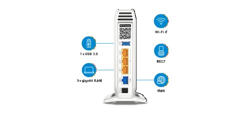 Fritz Box 4060 Edition International (WiFi 6 Mesh Router/Mesh Master, tot 4.800 Mbit/s (5 GHz) + 1.200 (2,4 GHz) Mbit/s, 3 x Gigabit LAN, DECT, USB 3.0, Internationale versie) - Afbeelding 5