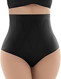 KAWERI Tummy Control Shapewear for Women, High Waisted Body Shaping Underwear Briefs, Seamless Panty Girdle Black