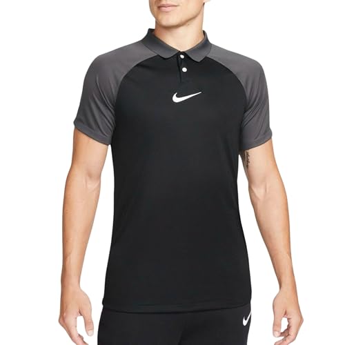 NIKE Mens Polo M NK DF Acdpr SS Polo K, Black/Anthracite/White, DH9228-011, M