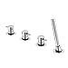 Produktbild Steinberg Serie 100 4-Loch Wanne/Brause-Standarmatur, Chrom