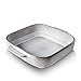 KOOV Ceramic Bakeware, 8x8 Baking Dish, Square Baking Pan, Ceramic Baking Dish, Brownie Pans for Cake Dinner, Kitchen, Reactive Glaze (Variable Grey)