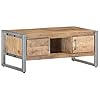 Coffee TableTV CabinetLiving Room Center TableOffice TableIndustrial Sofa TableAssembly RequiredPerfectly in a Living RoomDenOffice Room and Family Room374x197x157Rough Mango Wood