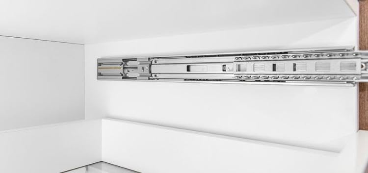 GTV, Drawer Runners H45 Versalite Plus+, Ball Guide with Damping, H = 45 mm, Sledge min Soft-Close Mechanism - Image 9
