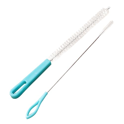 CIMAXIC 2pc Root Straw Cleaning Brush Multi-Function Bristle Brush for Straws Bottles