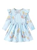 Disney Vestito da principessa per neonata con stampa floreale e maniche