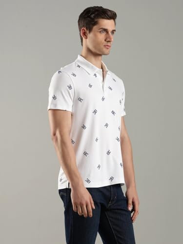 Image of Logo Regular Fit Cotton Polo T-Shirt