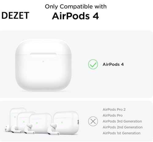 Image of Emoh Roced Case for AirPodS 4 (2024) with Keychain (ANC), Cute Cartoon Shockproof Protective Cover Compatible with Apple AirPods 4th Generation 2024 for Women and Boys (Venom)
