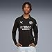 Men’s Manchester City FC 2025/26 Replica Away Soccer Jersey, Long Sleeve - Black - Size: L
