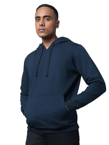 Image of HIGH Star Men's Cotton Hooded Neck Sweatshirt