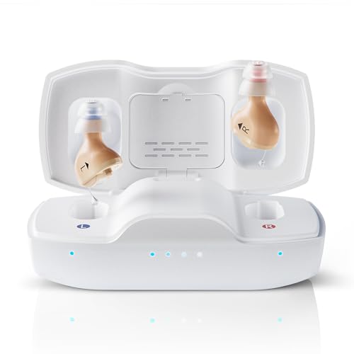 iBstone Nova Hearing Aids for Seniors Adults – Superior Sound Quality, Smart Noise Cancelling, No Feedback, Auto On/Off, Rechargeable, OTC