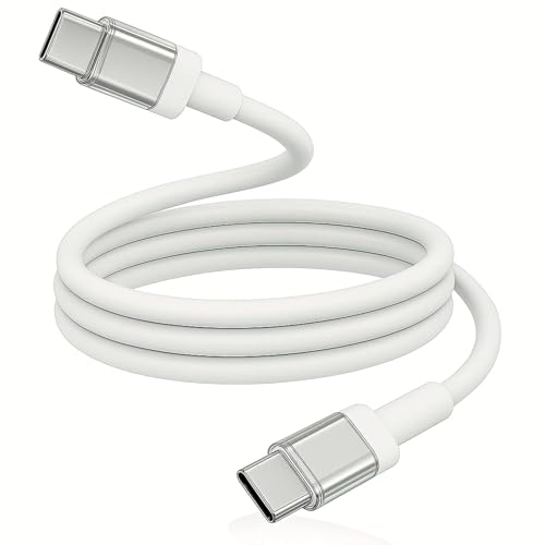Image of Mudo 45W Type-C to C Charging Cable Compatible with CMF /Google /Samsung Fast Charging For CMF, Bud, Laptops & More Type C Devices, White