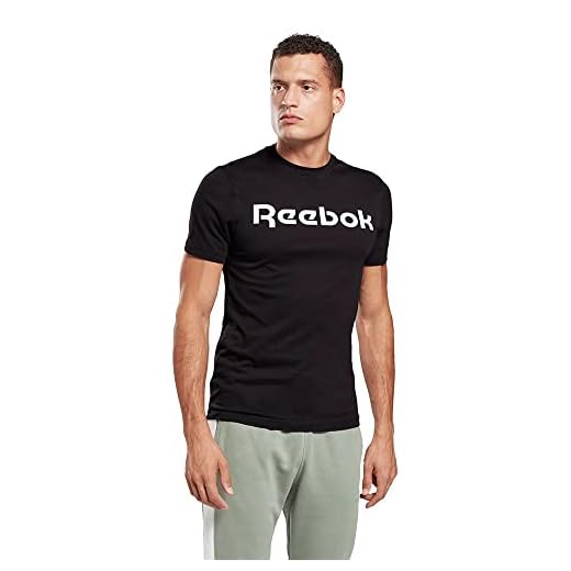 Reebok GS Linear Rea Black/White XL Mens