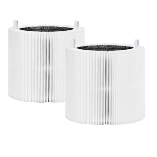 HOSECES F3MAX Air Purifier Filter Replacement for Blueair Blue Max 3350i / Blue Pure 311i Max Air Purifier Filter, High Efficiency True H13 HEPA Filter Replacement 2-in-1 Activated Carbon Filter 2ack