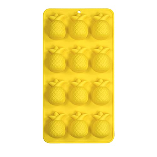 Molde de silicona para cubitos de hielo piña miniatura 1