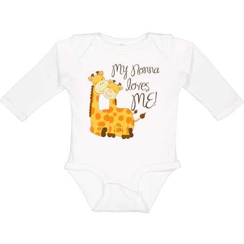 inktastic My Nonna Loves Me Long Sleeve Creeper