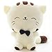 letaowl Peluche 20cm Carino Kawaii Gatto con Bow Peluche Bambole Giocattoli Regalo Ripieno Morbido Bambola Cuscino Divano Regali Xmas Regalo Party Decor